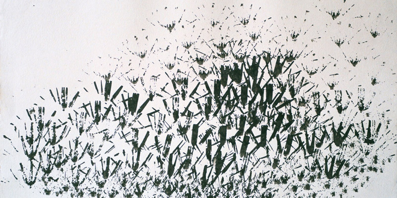 38x56cm, 2009, schwarze Tusche auf geschpftem Papier